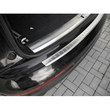 Накладка на задний бампер (матовая) Audi Q7 (2005-2015) бренд – Omtec (Omsaline) главное фото